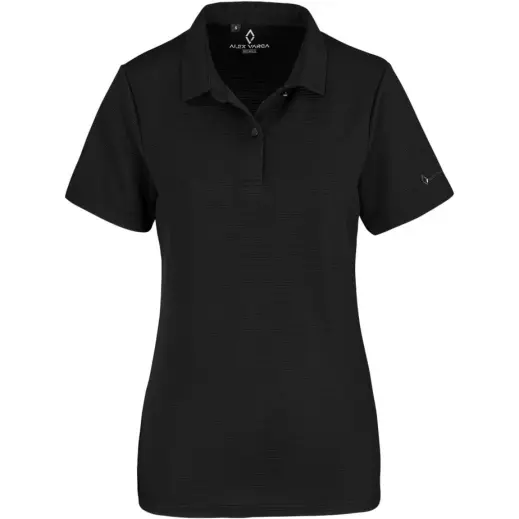 Ladies Alex Varga Xenia Golf Shirt Black
